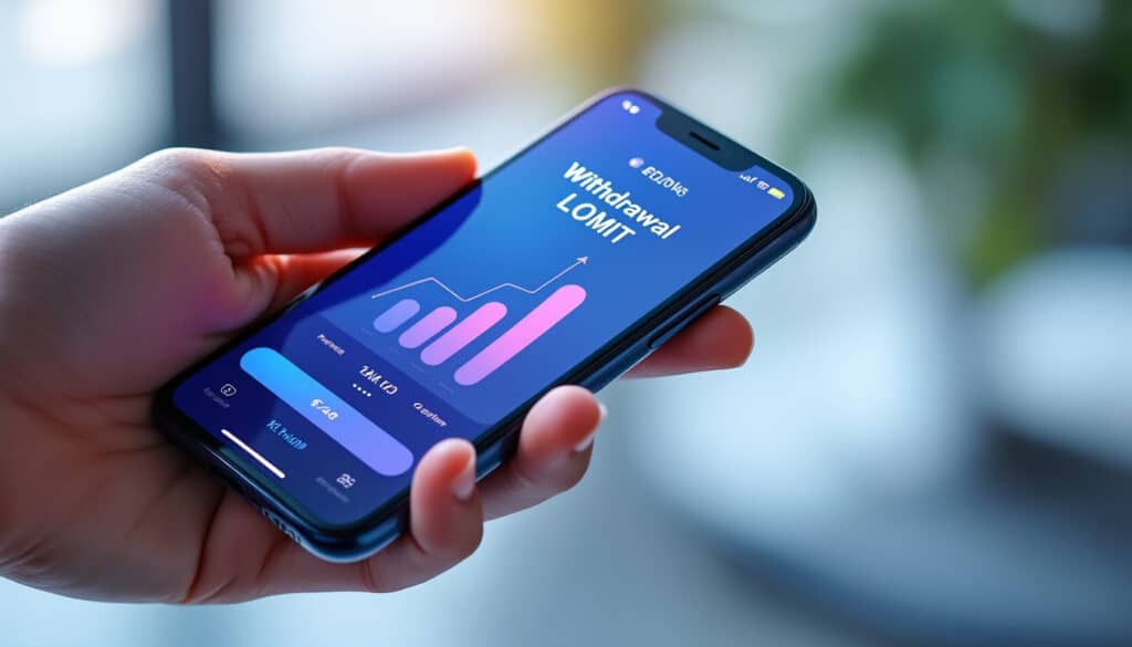 découvrez comment l'adaptation temporaire sur l'application permet d'augmenter le plafond de retrait pour plus de flexibilité dans vos transactions.