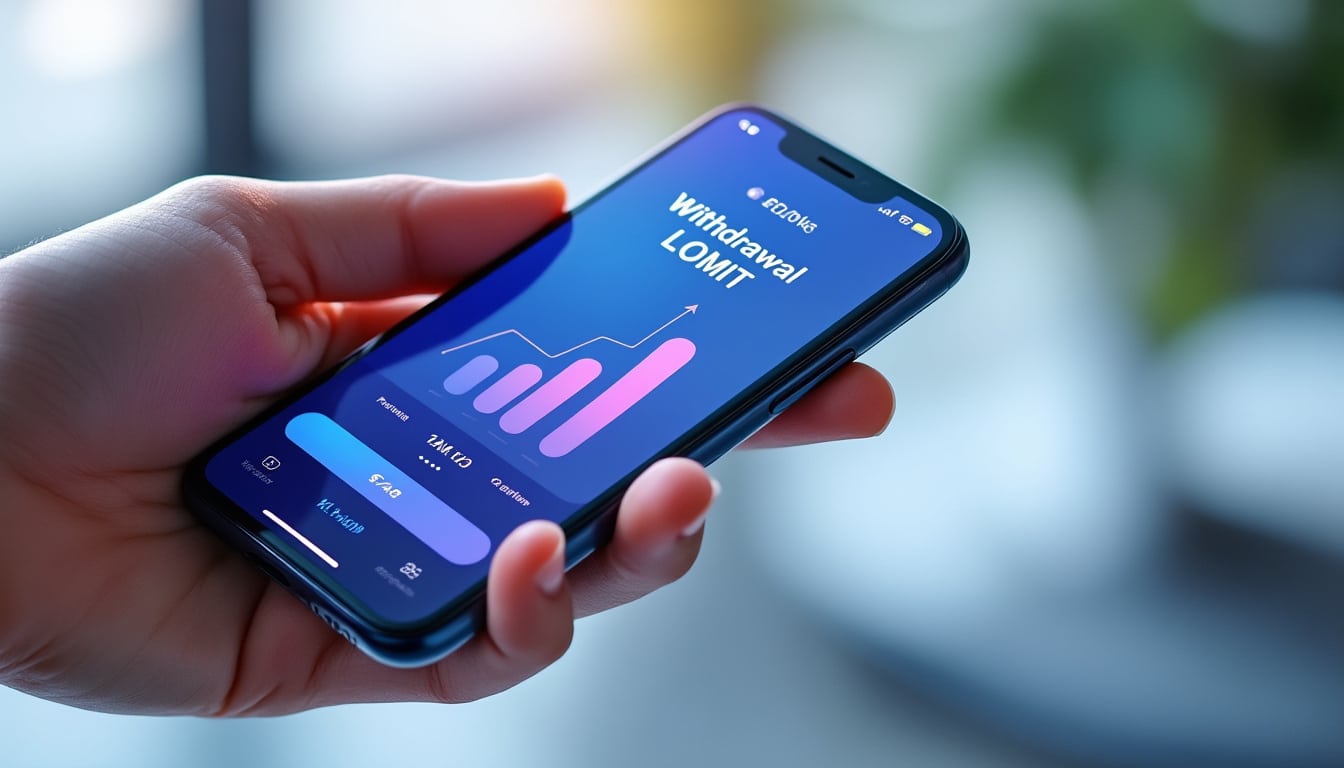 découvrez comment l'adaptation temporaire sur l'application permet d'augmenter le plafond de retrait pour plus de flexibilité dans vos transactions.